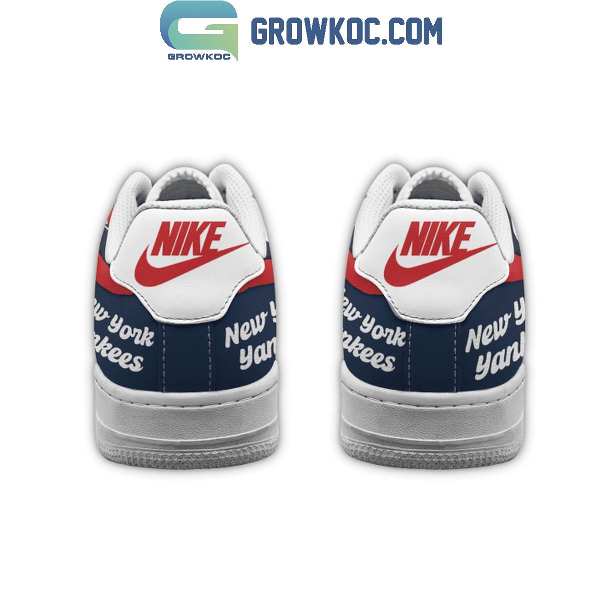 Ideafootwear New York Yankees Air Low-Top Sneakers Shoes For Men And Women 6