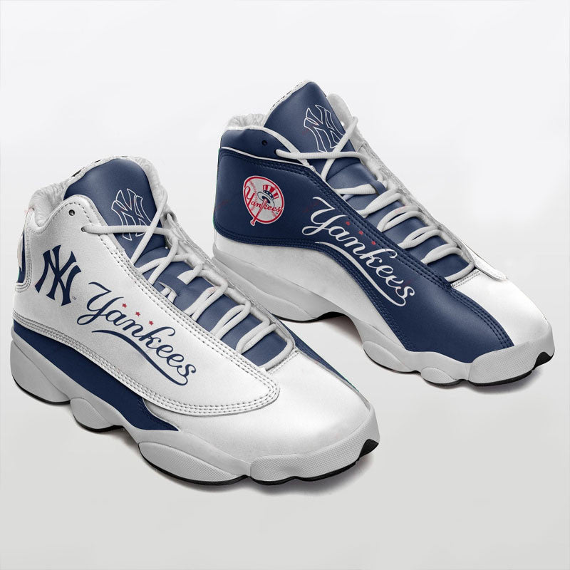 Ideafootwear New York Yankees AJ13 Sneakers Shoes For Men And Women 6