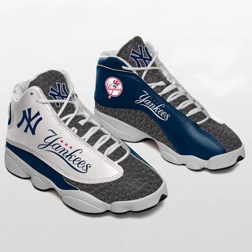 Ideafootwear New York Yankees AJ13 Sneakers Shoes For Men And Women 3