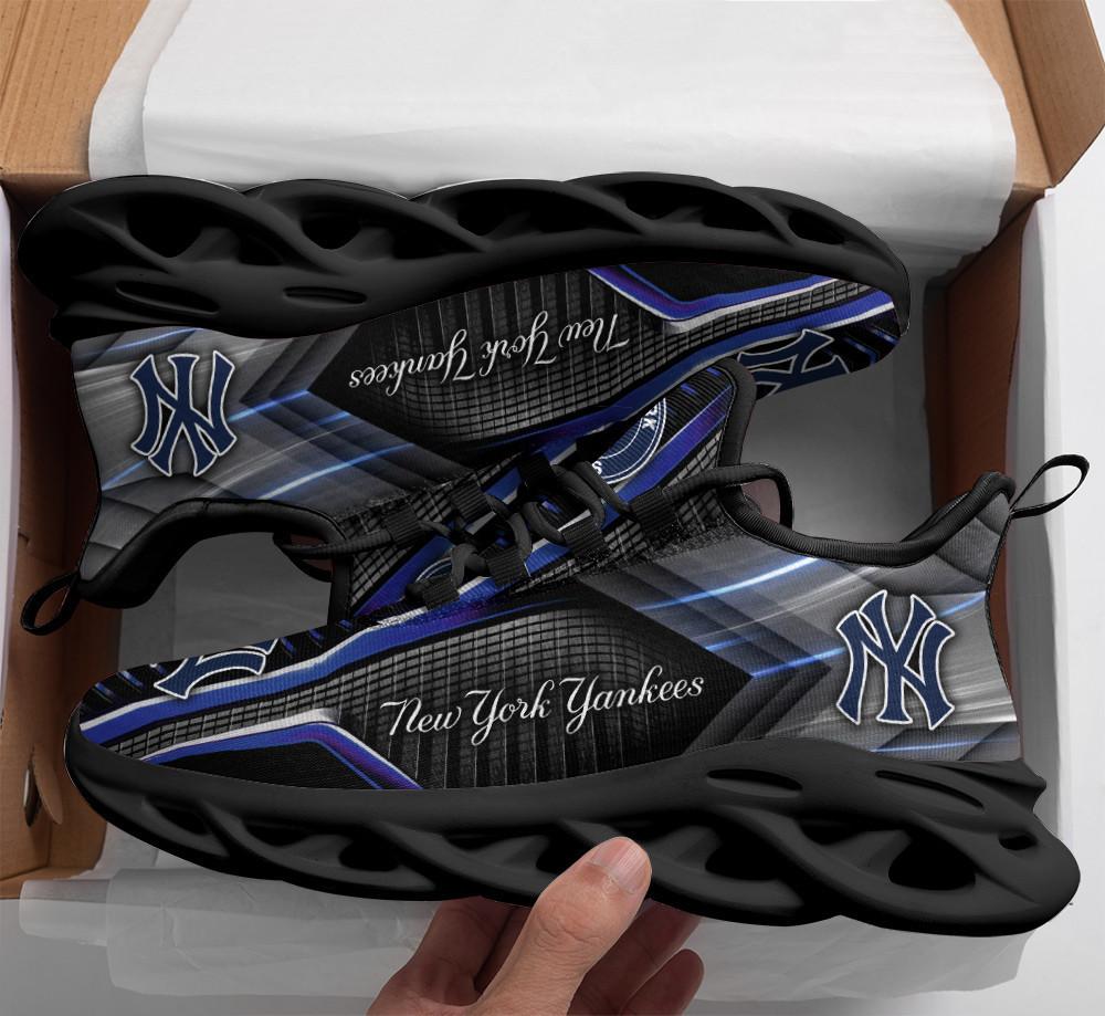 Ideafootwear New York Yankees Max Soul Shoes Sneakers For Men And Women 4