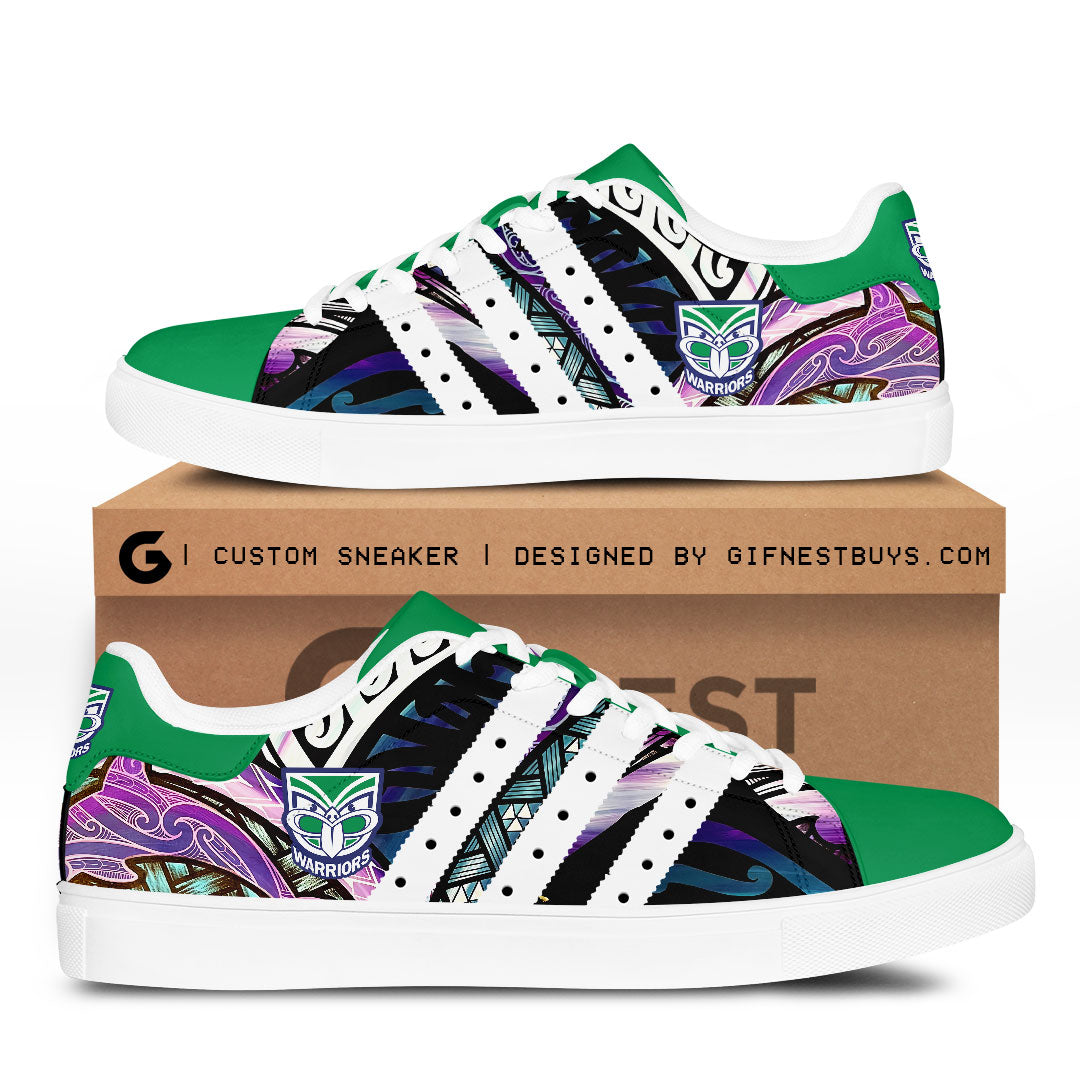 Ideafootwear New Zealand Warriors Skate Stan Shoes Sneakes For Men And Women 2