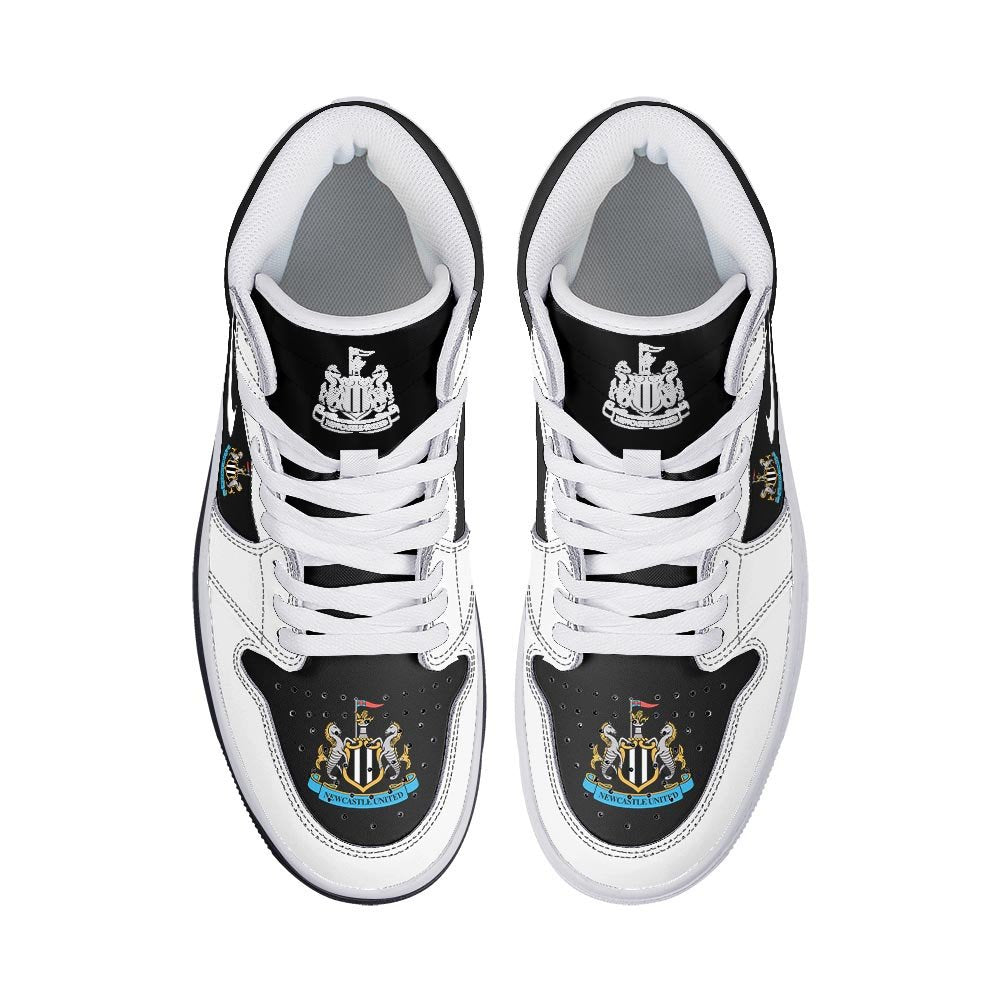 Ideafootwear Newcastle United AJ1 High Sneakers Shoes For Men And Women 1