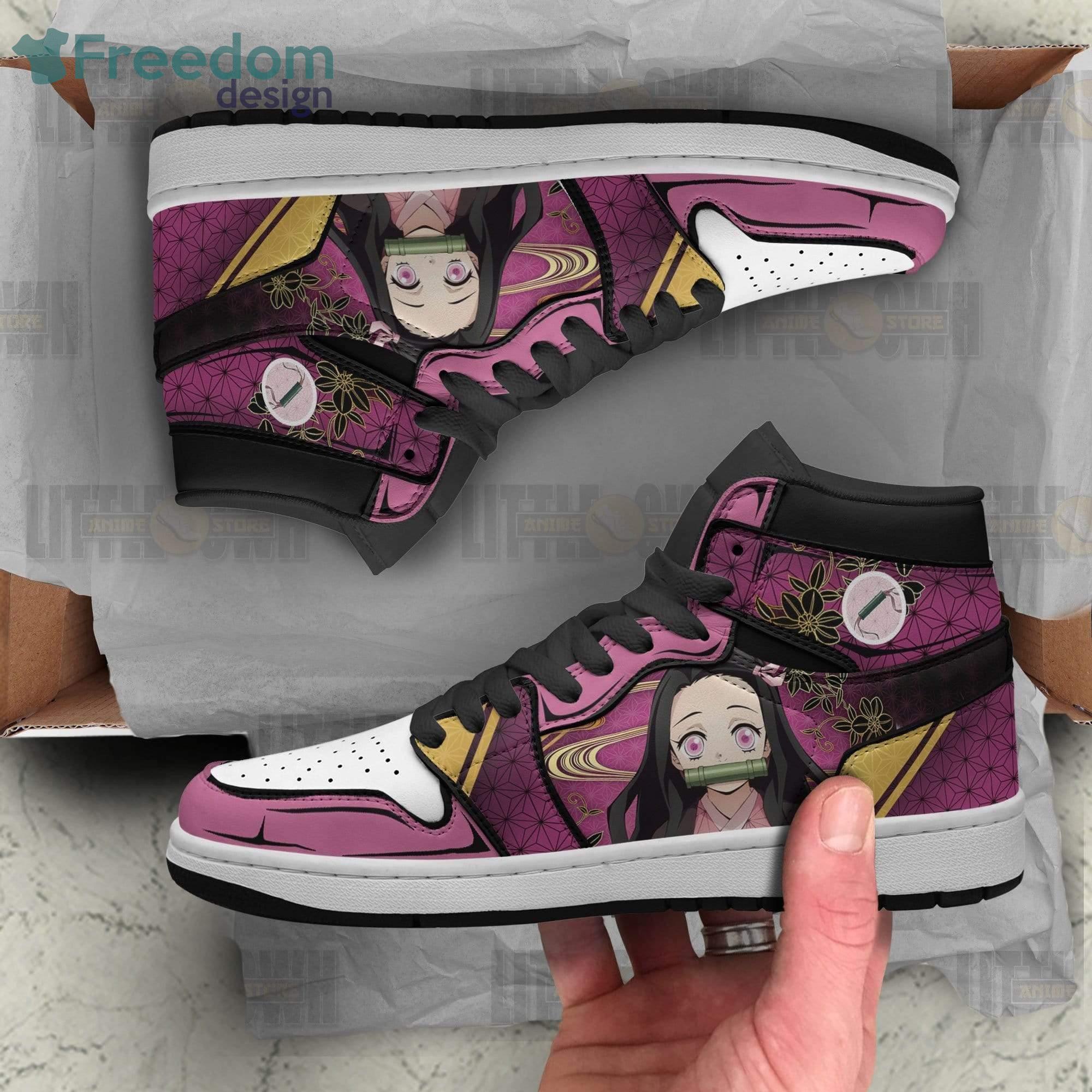 Ideafootwear Nezuko AJ1 High Sneakers Shoes For Men And Women 1