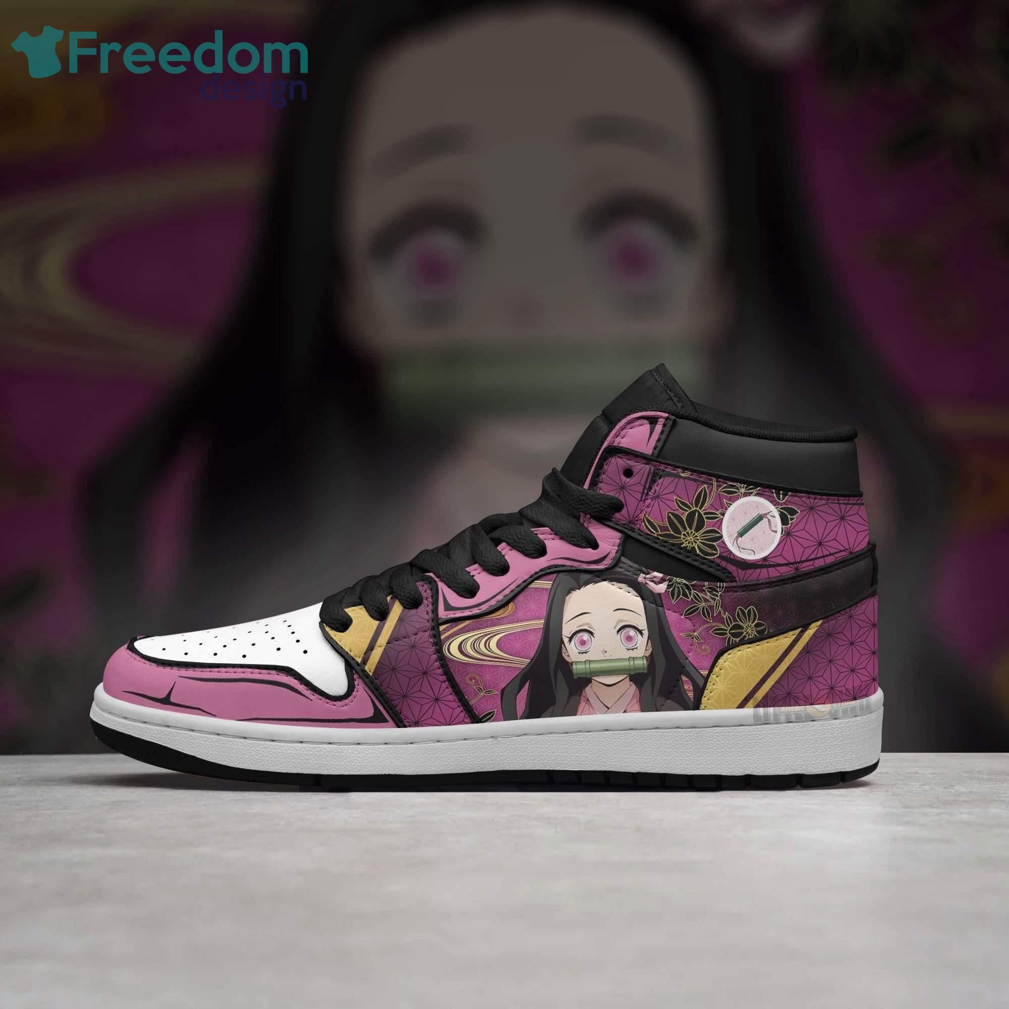 Ideafootwear Nezuko AJ1 High Sneakers Shoes For Men And Women 1