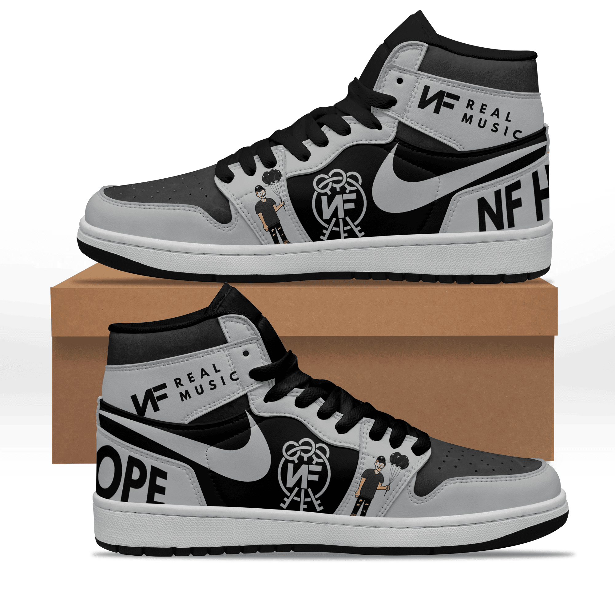 Ideafootwear NF Hope AJ1 High Sneakers Shoes For Men And Women 2