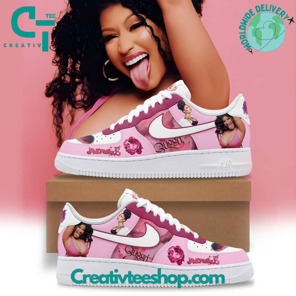 Ideafootwear Nicki Minaj Pink Friday Air Low-Top Sneakers Shoes For Men And Women 1