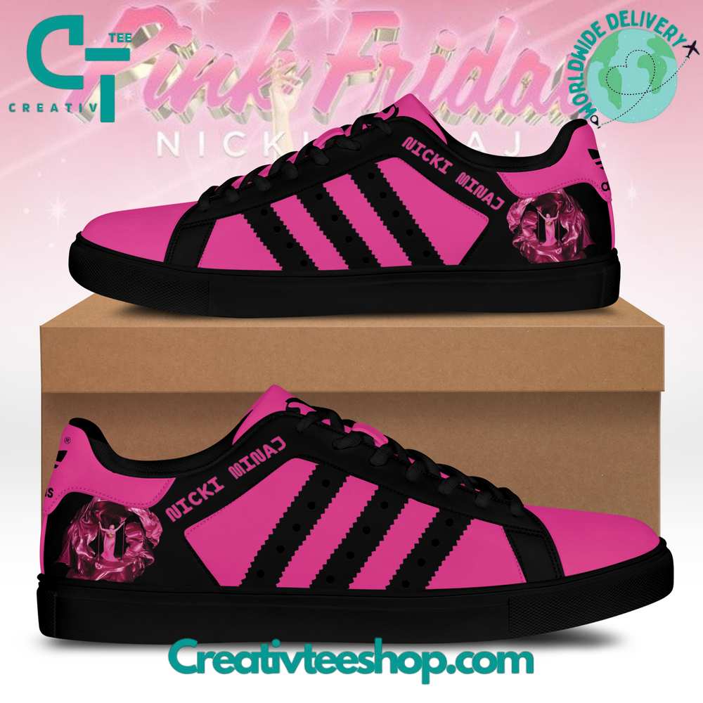 Ideafootwear Nicki Minaj Pink Friday Skate Stan Shoes Sneakes For Men And Women 1