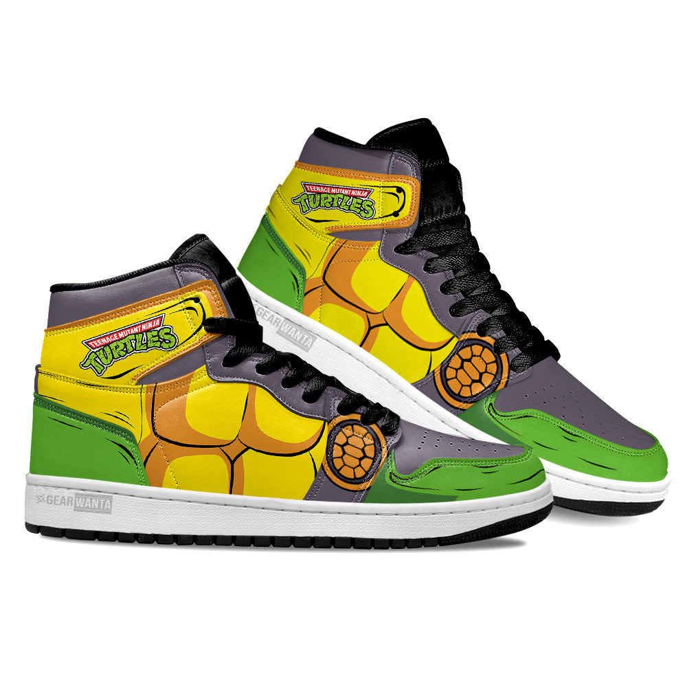 Ideafootwear Ninja Turtles AJ1 High Sneakers Shoes For Men And Women 4
