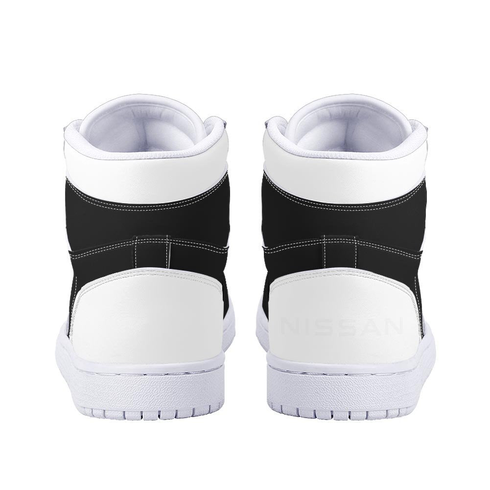 Ideafootwear Nissan Trucks AJ1 High Sneakers Shoes For Men And Women 1