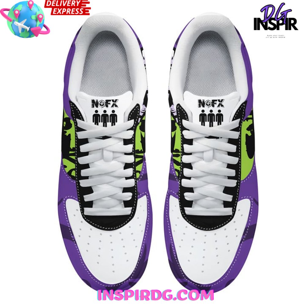 Ideafootwear NOFX Band Air Low-Top Sneakers Shoes For Men And Women 1
