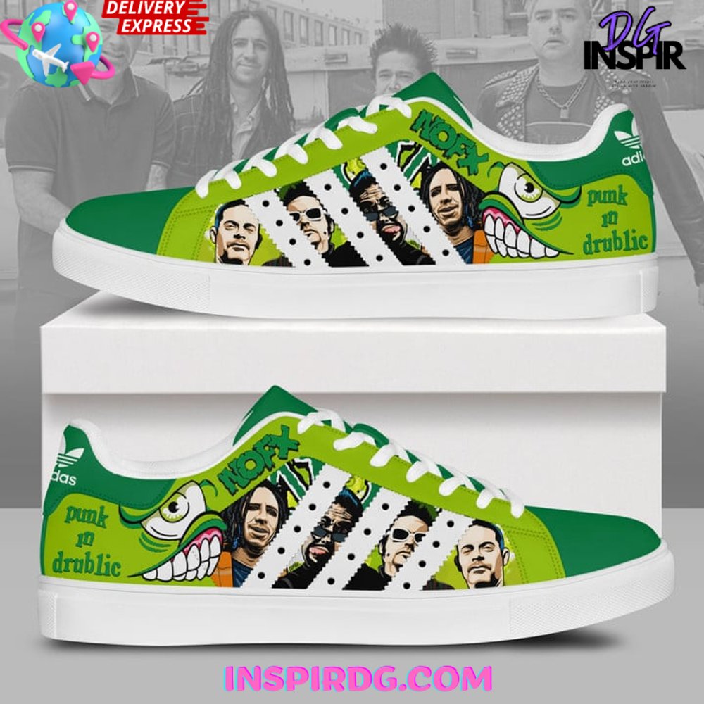 Ideafootwear NOFX Skate Stan Shoes Sneakes For Men And Women 1
