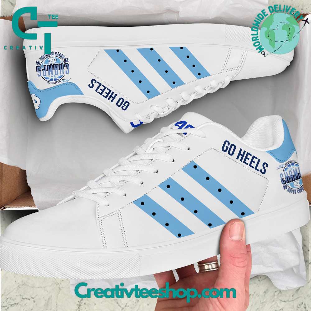 Ideafootwear North Carolina Tar Heels Skate Stan Shoes Sneakes For Men And Women 1