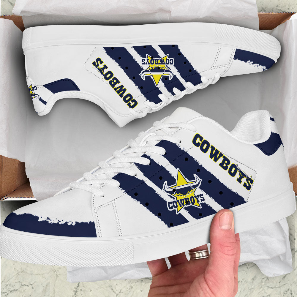 Ideafootwear North Queensland Cowboys Skate Stan Shoes Sneakes For Men And Women 1