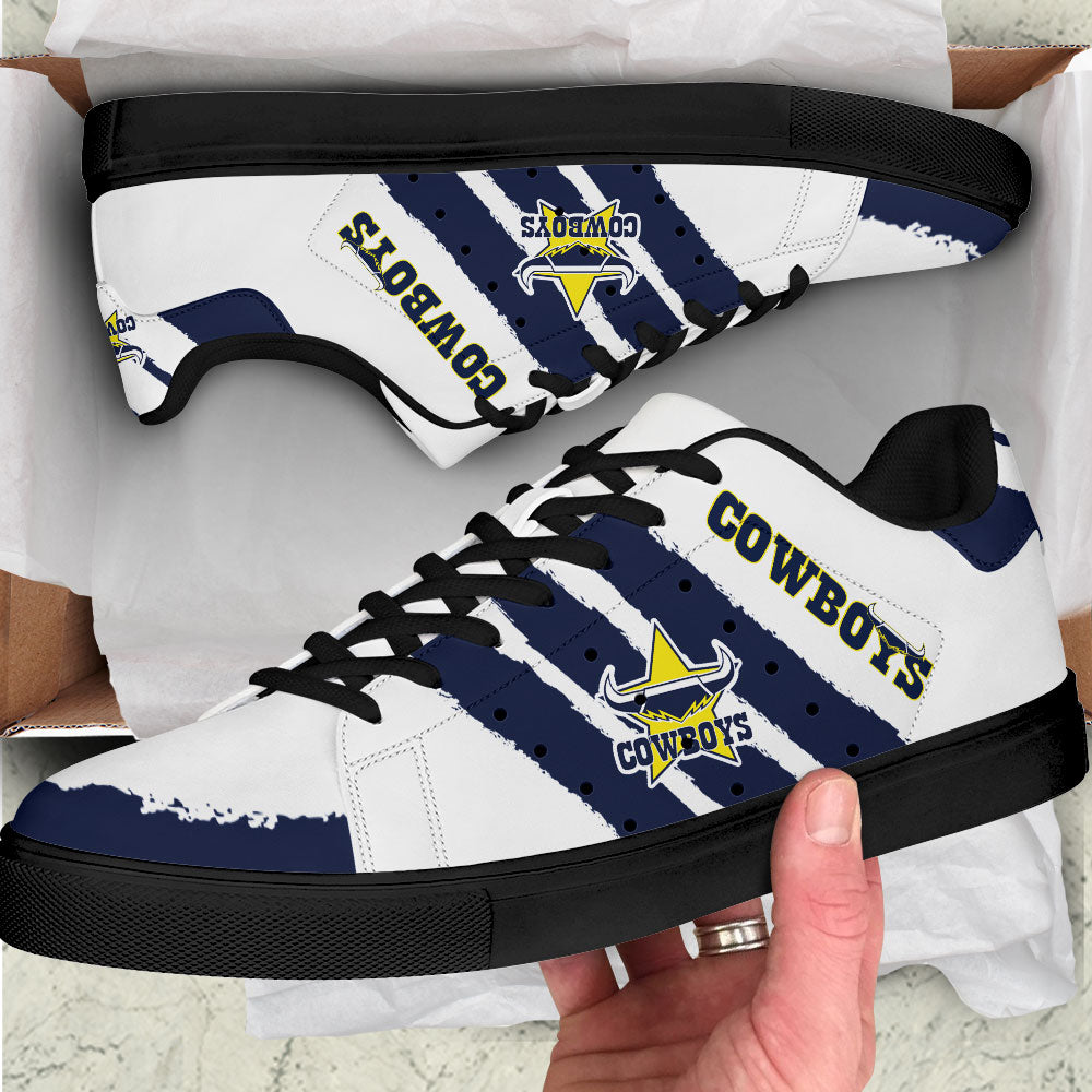 Ideafootwear North Queensland Cowboys Skate Stan Shoes Sneakes For Men And Women 1