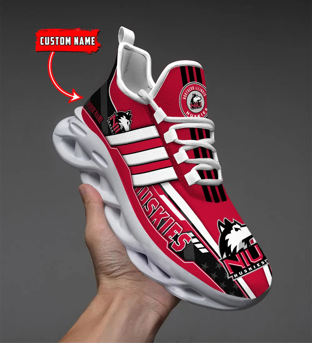 Ideafootwear Northern Illinois Huskies Max Soul Shoes Sneakers For Men And Women 2