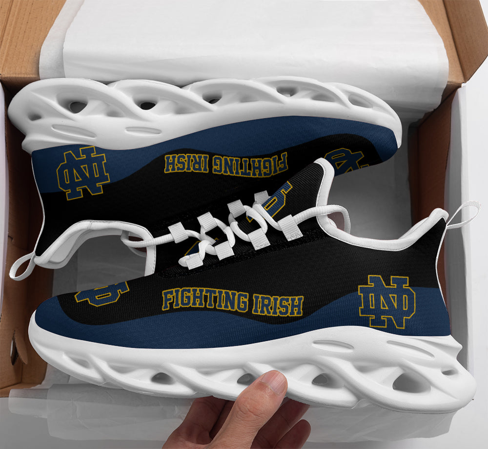 Ideafootwear Notre Dame Fighting Irish Max Soul Shoes Sneakers For Men And Women 6
