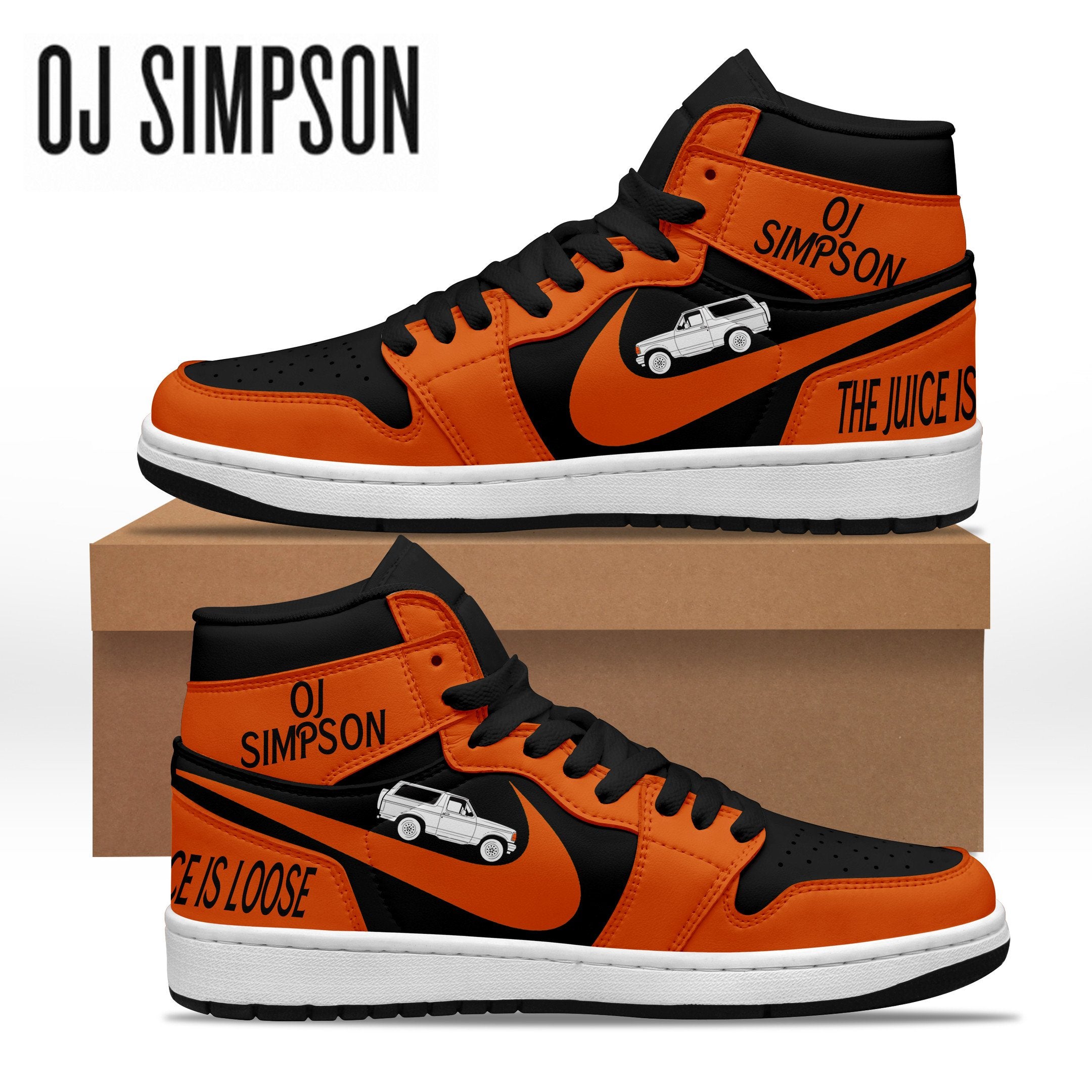 Ideafootwear O. J. Simpson AJ1 High Sneakers Shoes For Men And Women 1