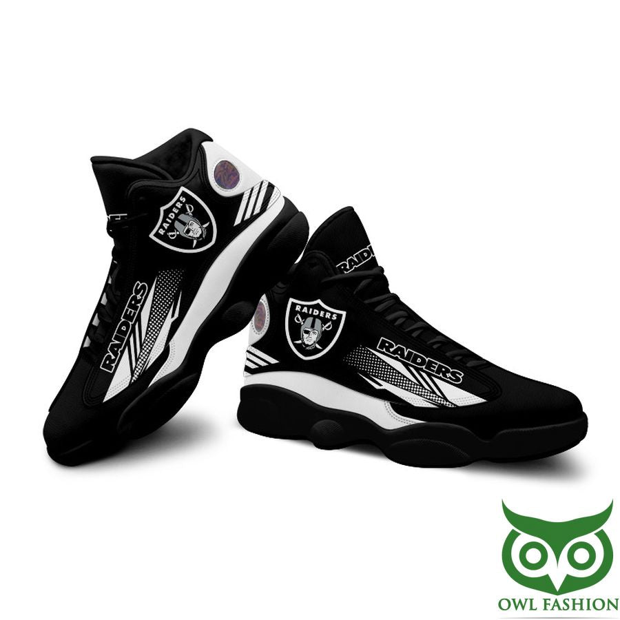 Ideafootwear Oakland Raiders AJ13 Sneakers Shoes For Men And Women 8