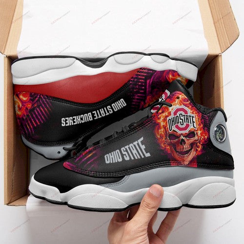 Ideafootwear Ohio State Buckeyes AJ13 Sneakers Shoes For Men And Women 11