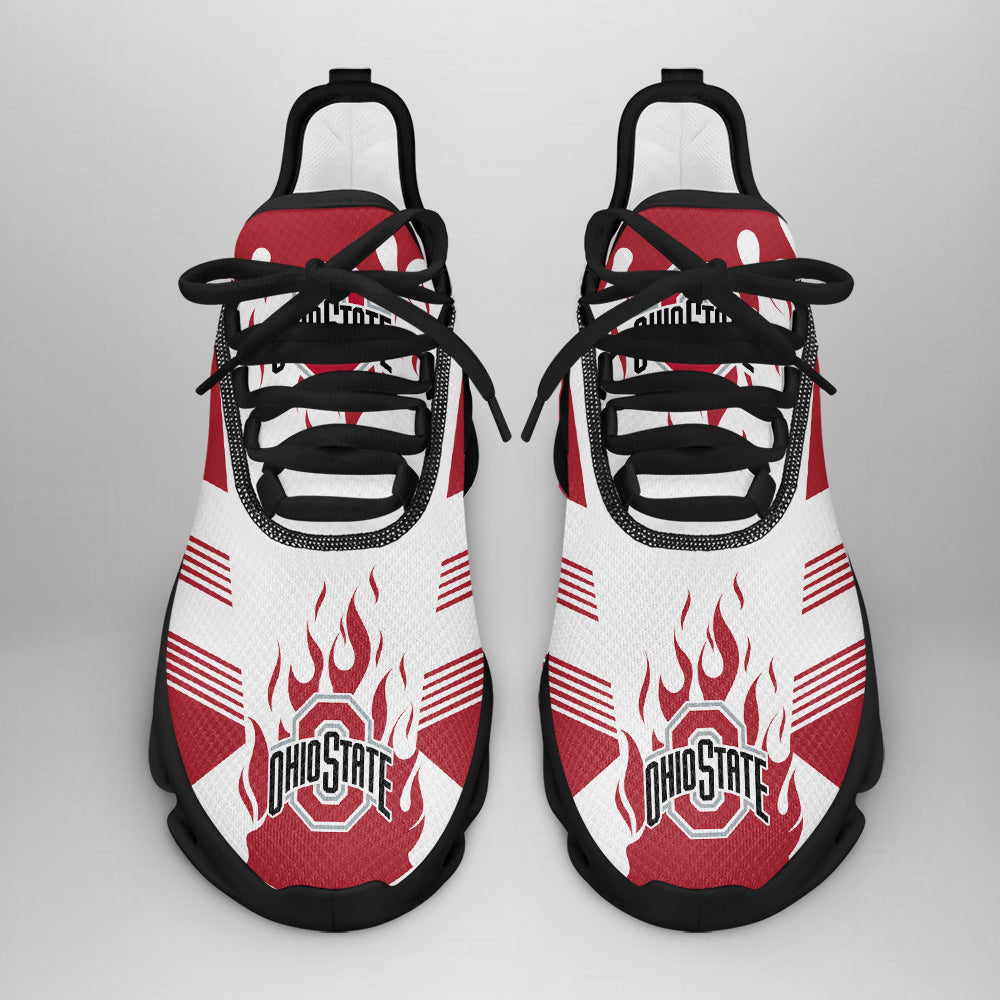 Ideafootwear Ohio State Buckeyes Max Soul Shoes Sneakers For Men And Women 1