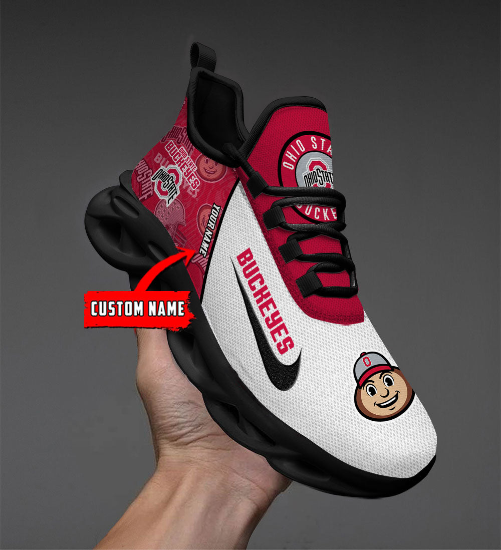 Ideafootwear Ohio State Buckeyes Max Soul Shoes Sneakers For Men And Women 2