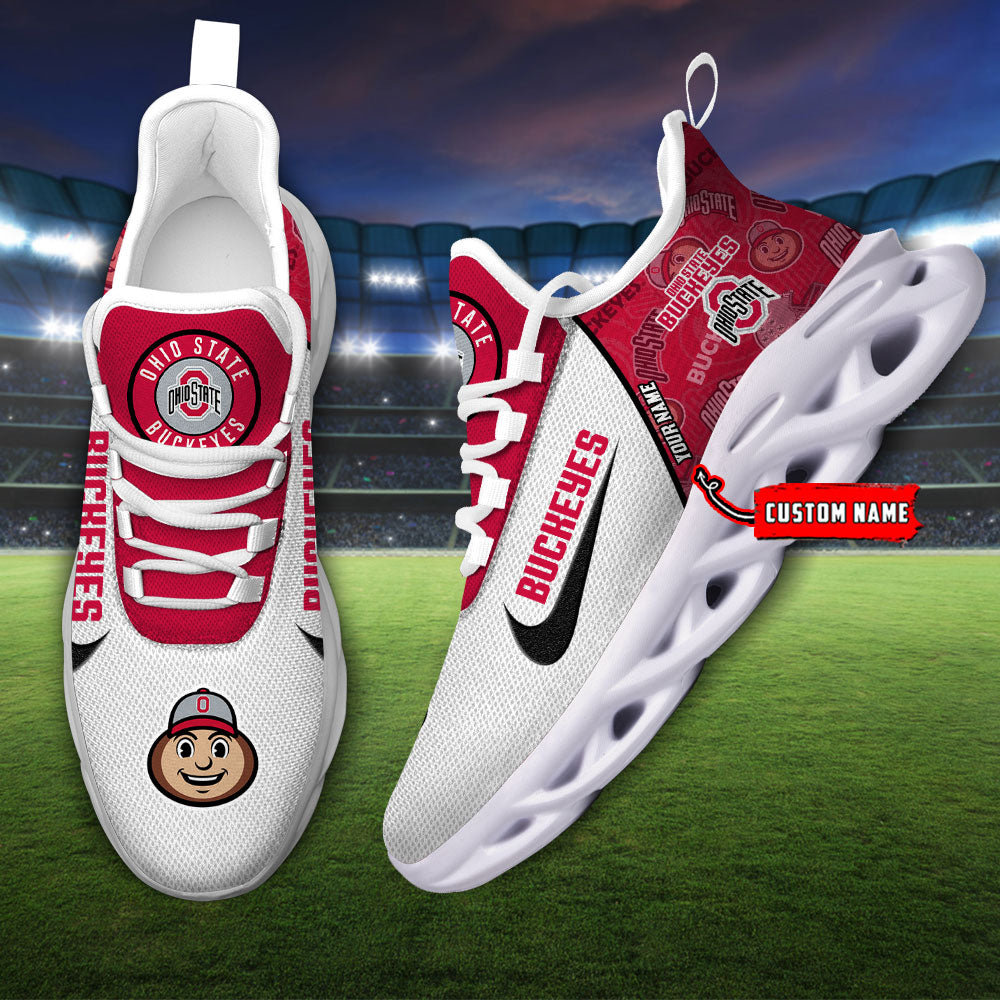 Ideafootwear Ohio State Buckeyes Max Soul Shoes Sneakers For Men And Women 2