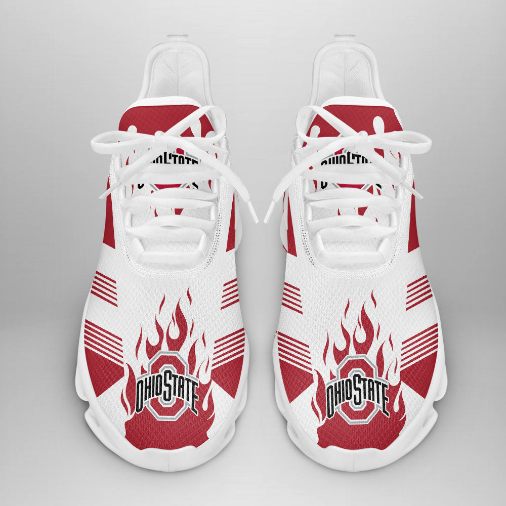 Ideafootwear Ohio State Buckeyes Max Soul Shoes Sneakers For Men And Women 1