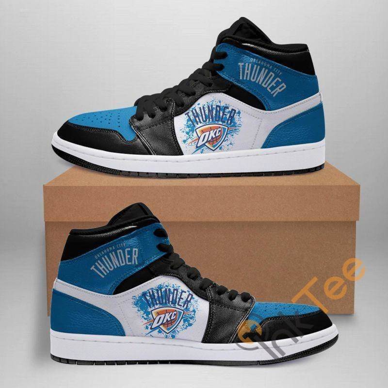 Ideafootwear Oklahoma City Thunder NBA AJ1 High Sneakers Shoes For Men And Women 7