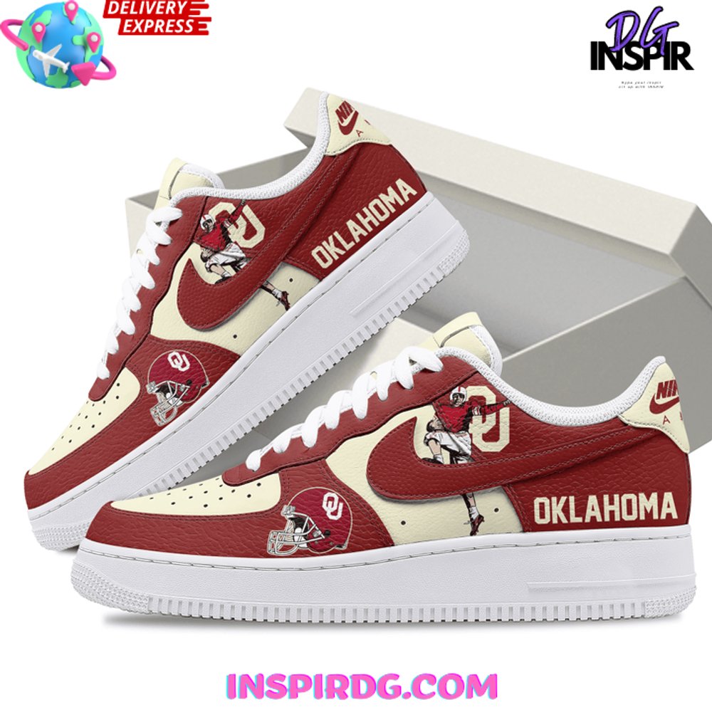 Ideafootwear Oklahoma Sooners Air Low-Top Sneakers Shoes For Men And Women 11