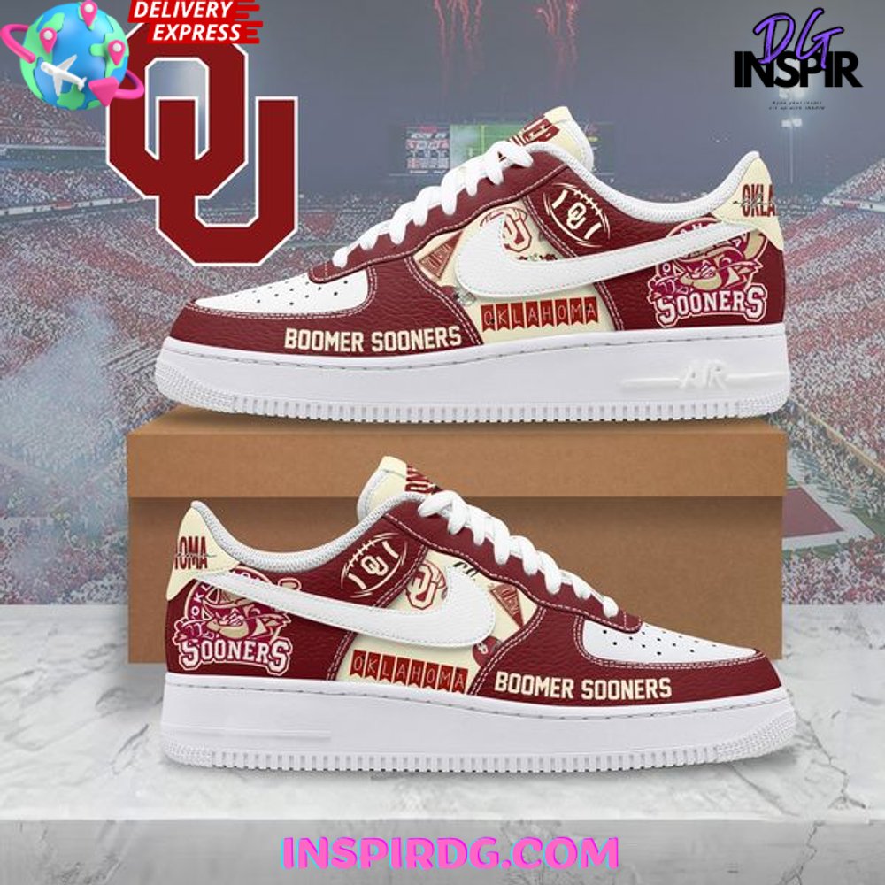 Ideafootwear Oklahoma Sooners Air Low-Top Sneakers Shoes For Men And Women 12