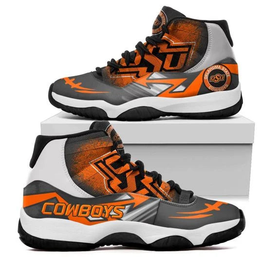 Ideafootwear Oklahoma State Cowboys AJ13 Sneakers Shoes For Men And Women 2