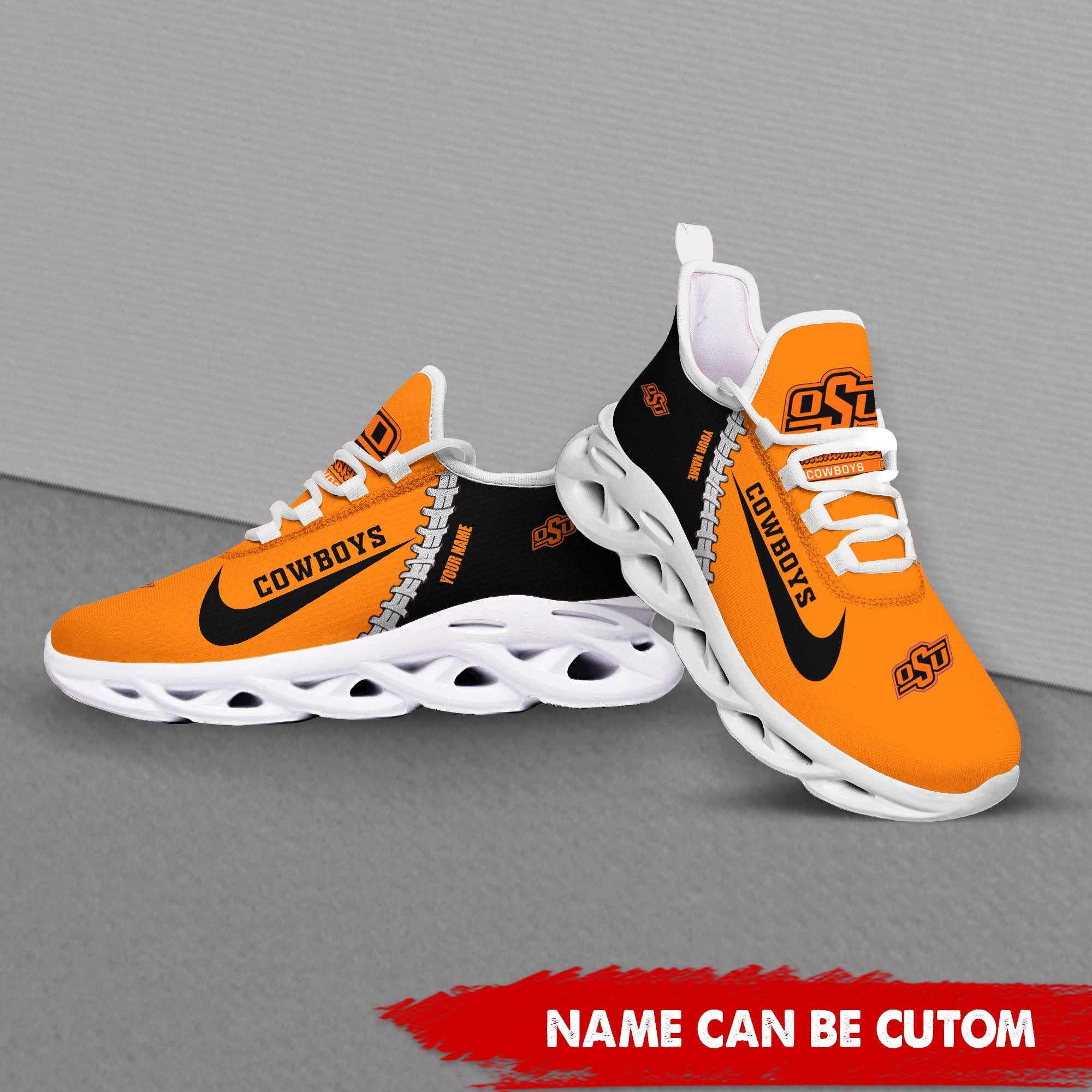 Ideafootwear Oklahoma State Cowboys Max Soul Shoes Sneakers For Men And Women 2