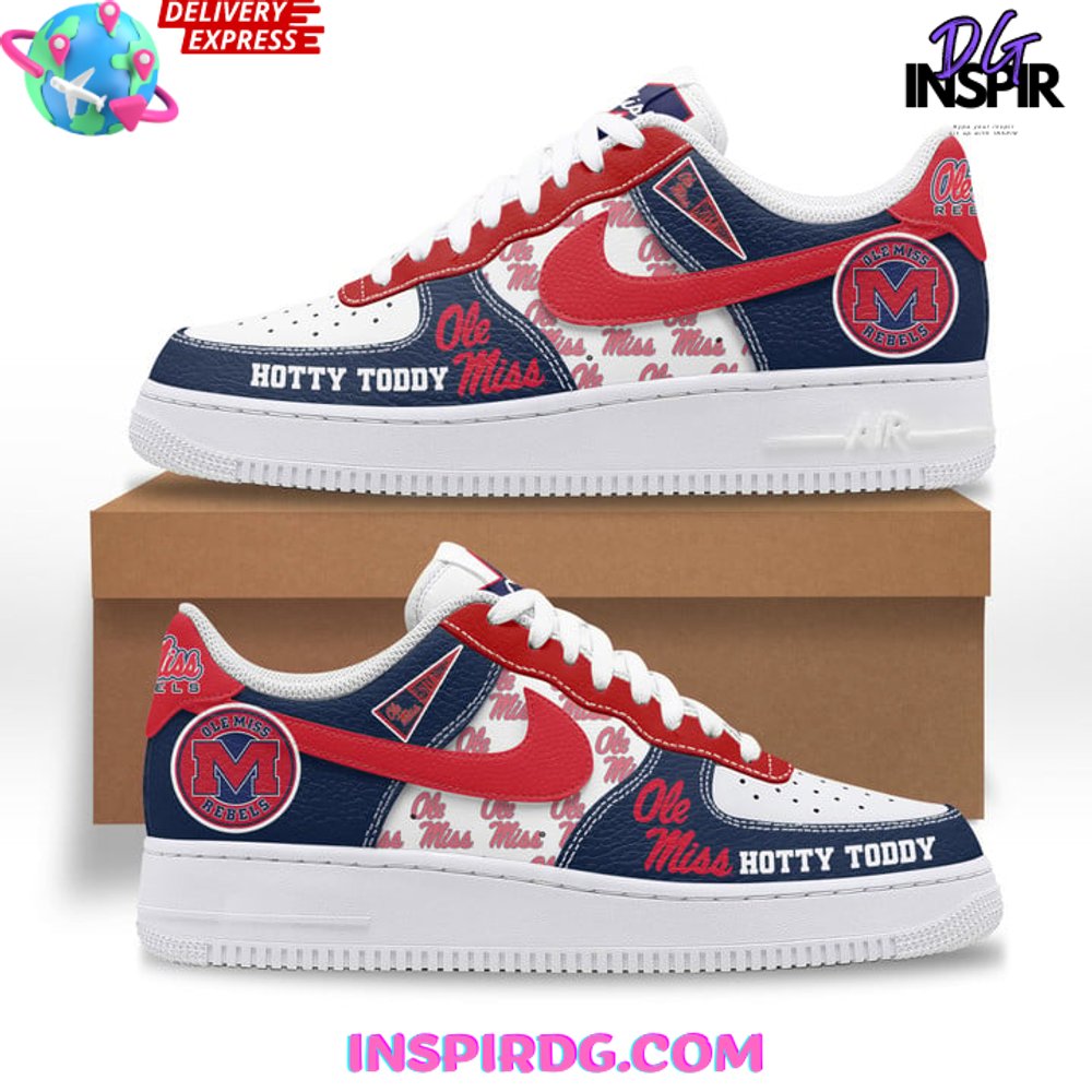 Ideafootwear Ole Miss Rebels Air Low-Top Sneakers Shoes For Men And Women 2