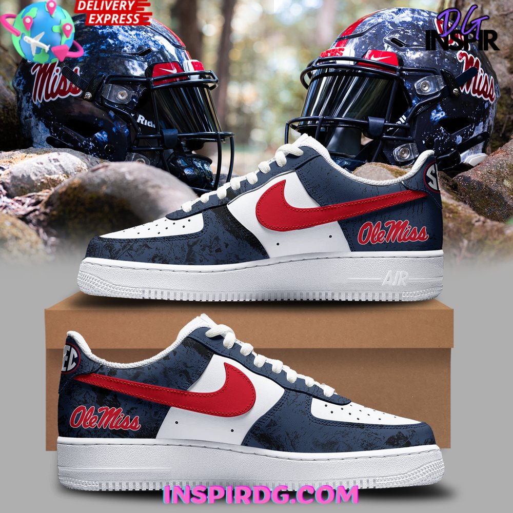 Ideafootwear Ole Miss Rebels Air Low-Top Sneakers Shoes For Men And Women 3