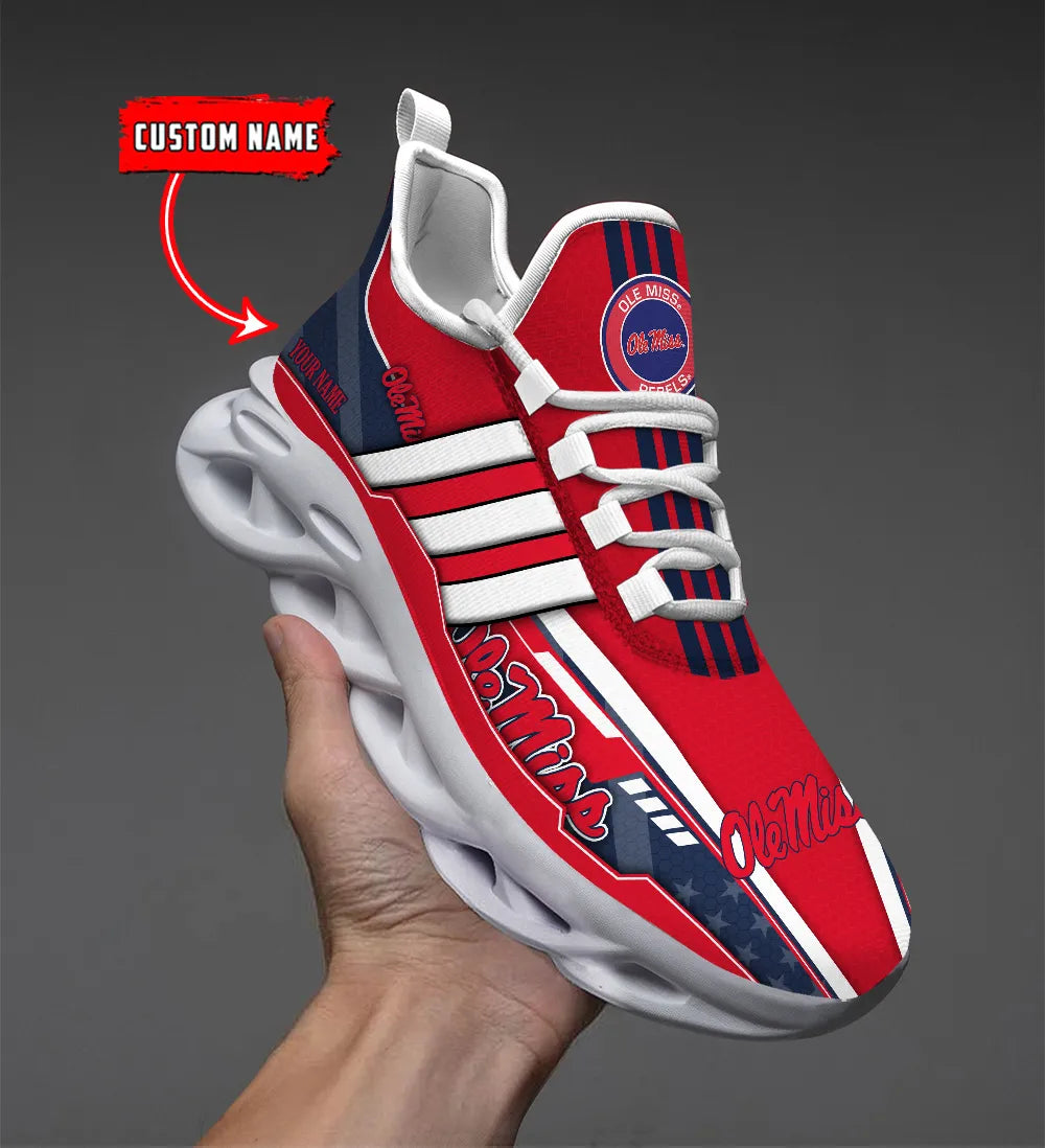 Ideafootwear Ole Miss Rebels Max Soul Shoes Sneakers For Men And Women 3