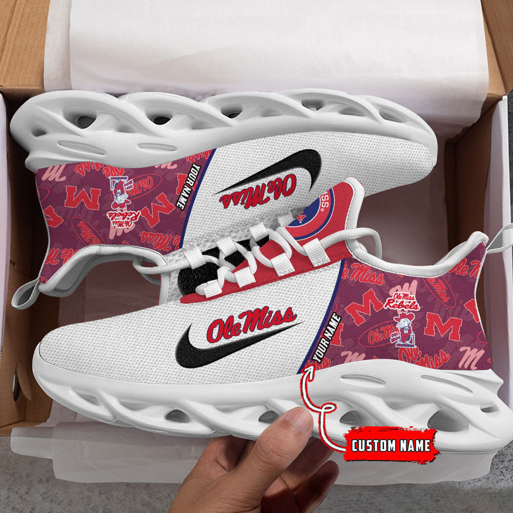 Ideafootwear Ole Miss Rebels Max Soul Shoes Sneakers For Men And Women 1