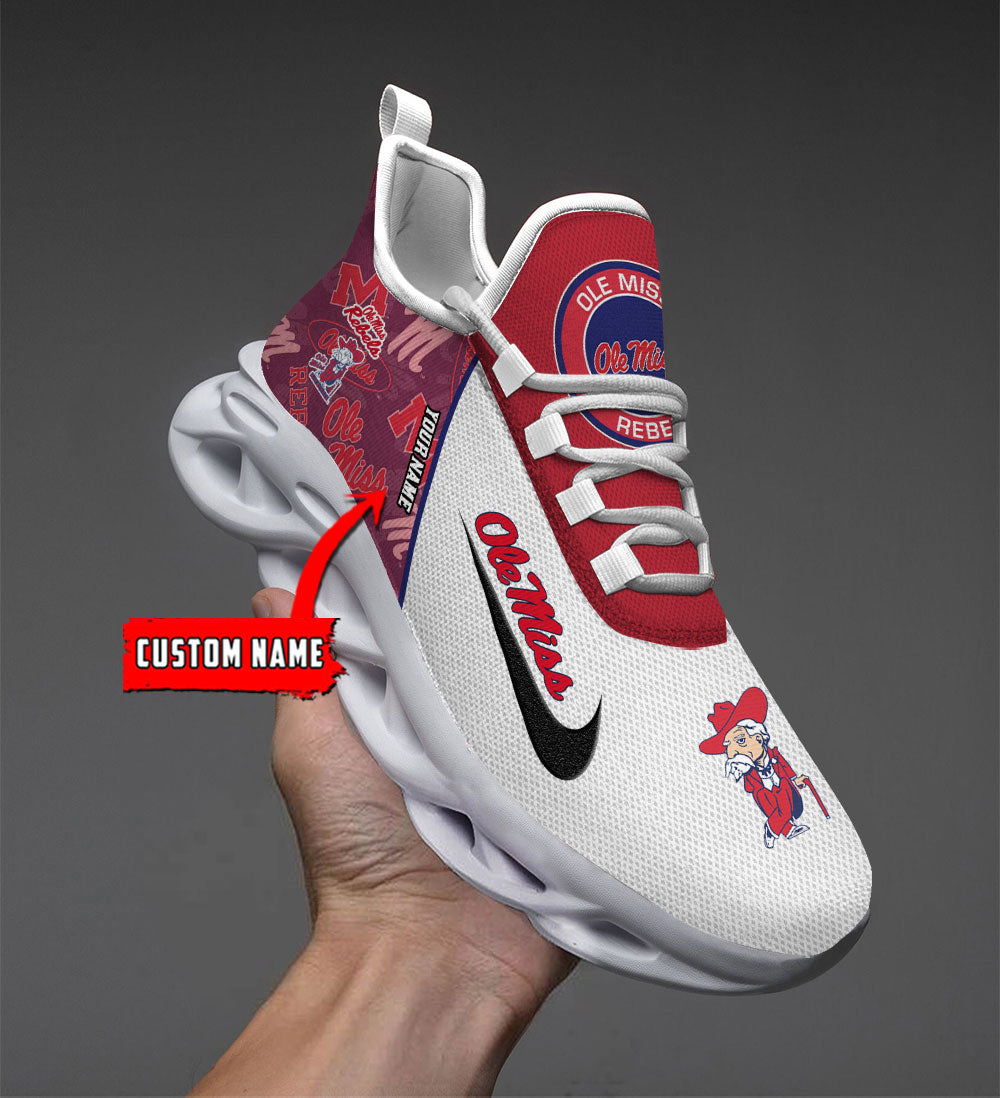 Ideafootwear Ole Miss Rebels Max Soul Shoes Sneakers For Men And Women 1