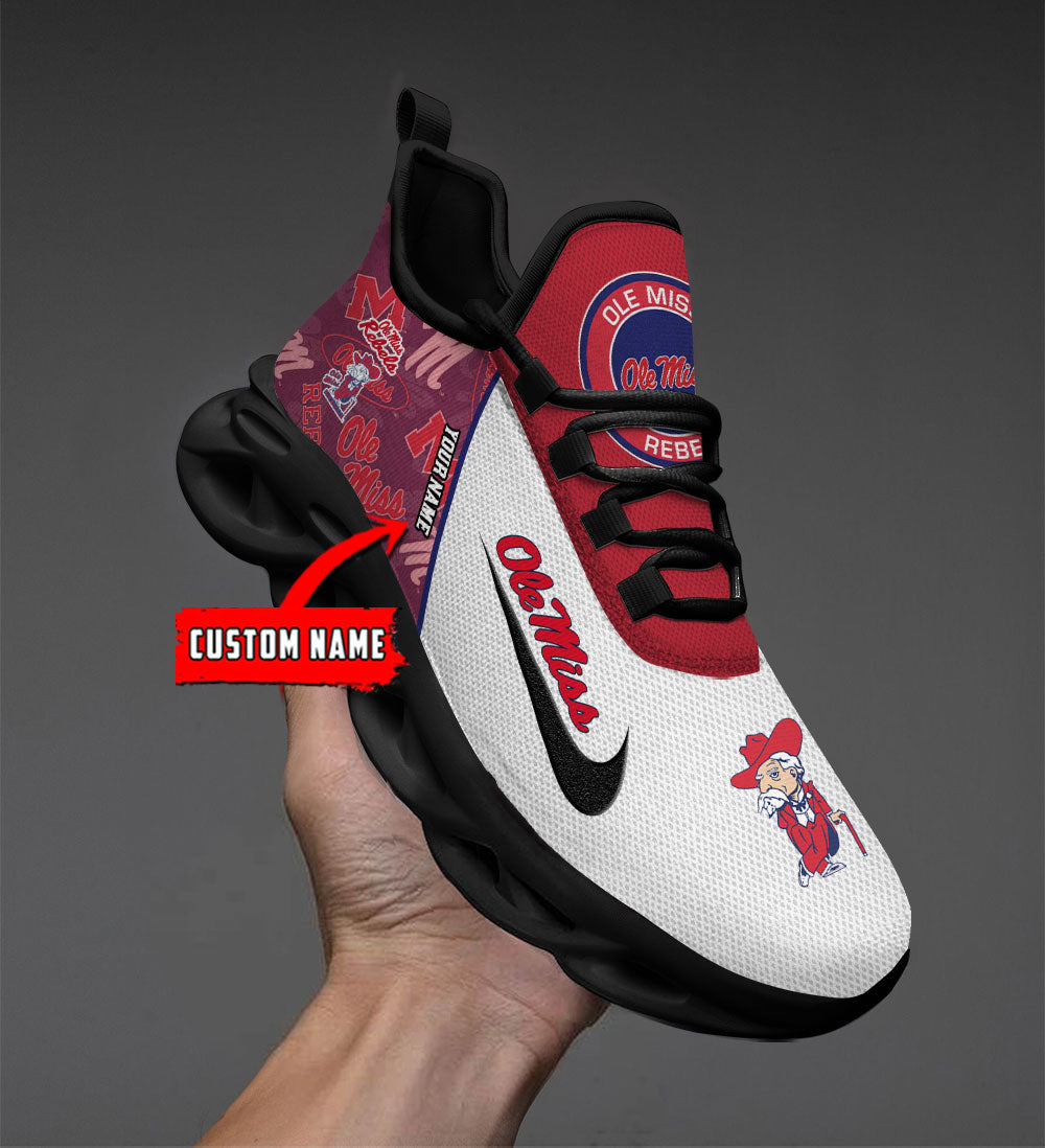 Ideafootwear Ole Miss Rebels Max Soul Shoes Sneakers For Men And Women 1