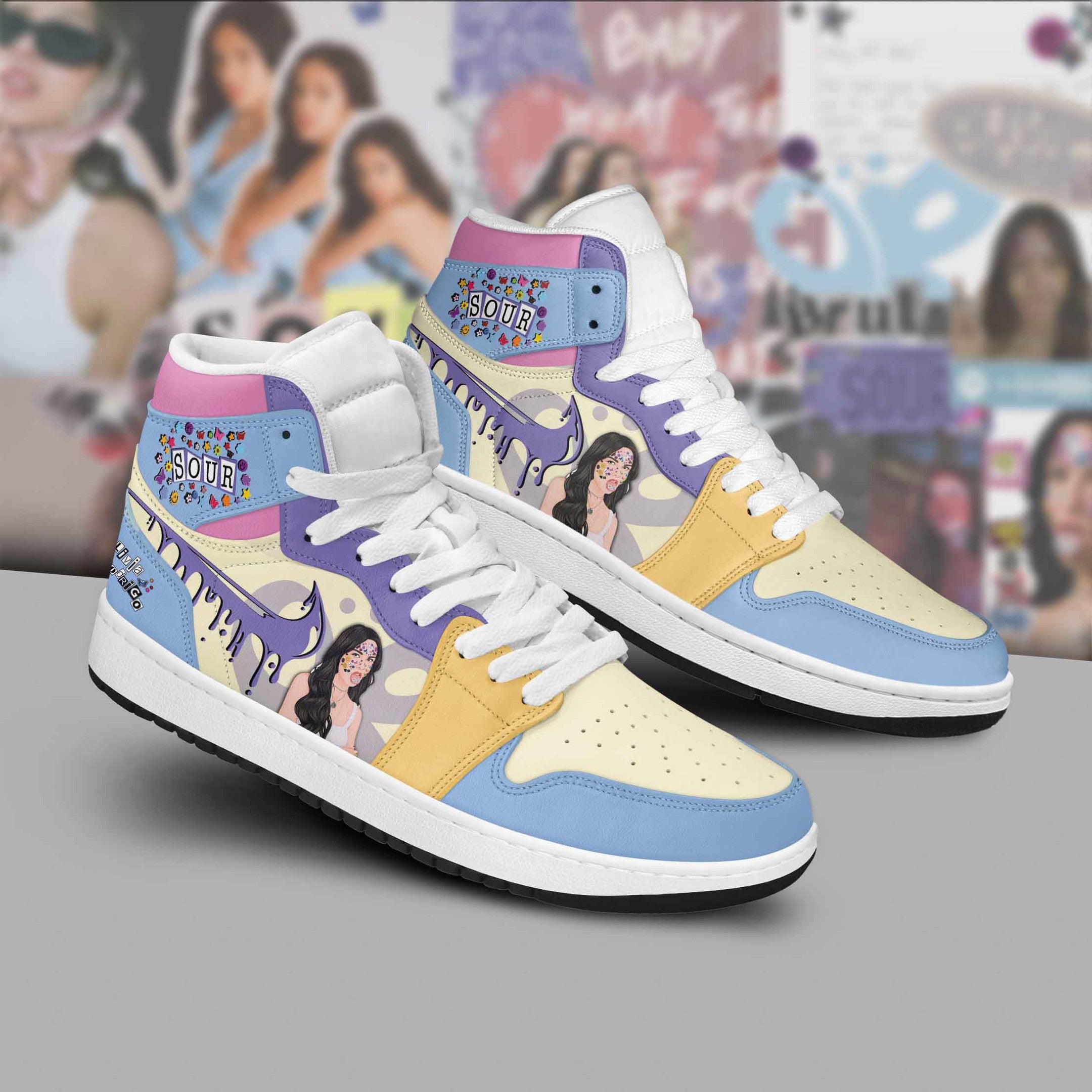 Ideafootwear Olivia Rodrigo AJ1 High Sneakers Shoes For Men And Women 3