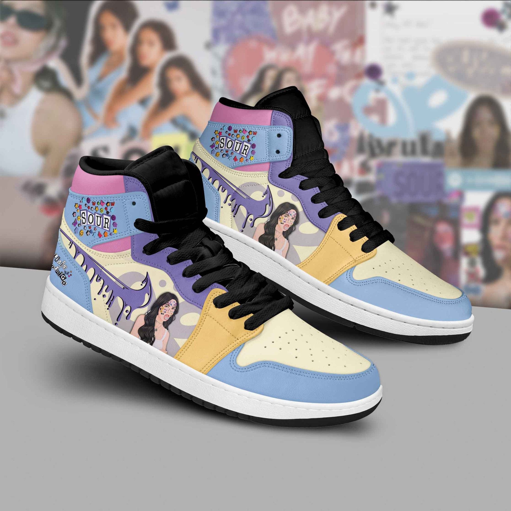 Ideafootwear Olivia Rodrigo AJ1 High Sneakers Shoes For Men And Women 4
