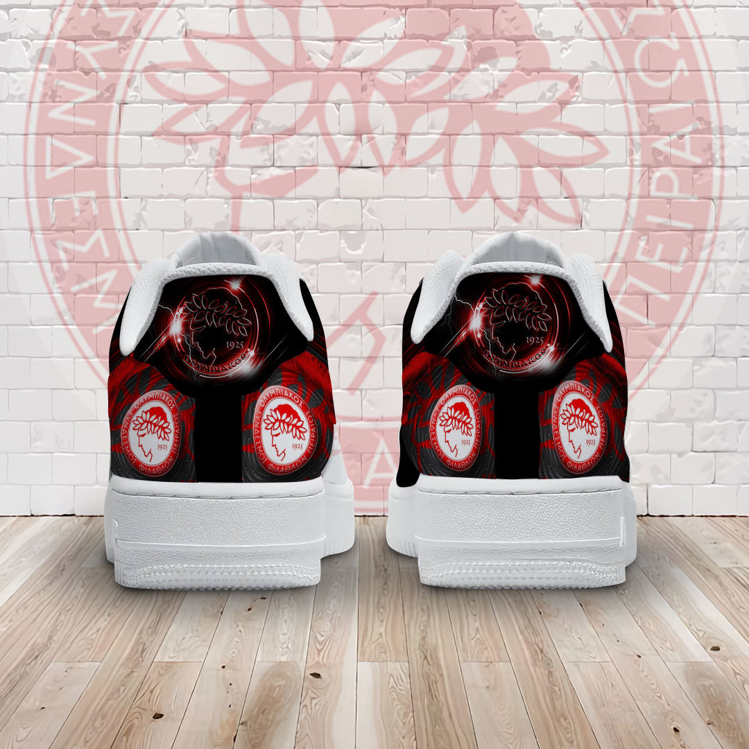 Ideafootwear Olympiakos F.C. Air Low-Top Sneakers Shoes For Men And Women 2