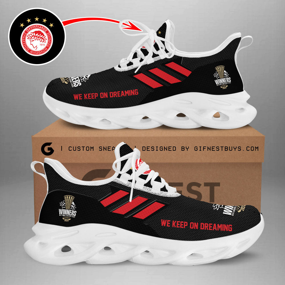 Ideafootwear Olympiakos F.C. Max Soul Shoes Sneakers For Men And Women 3