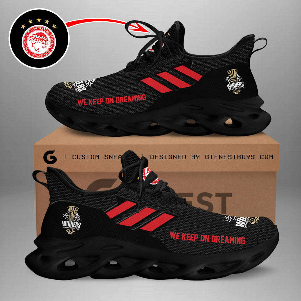 Ideafootwear Olympiakos F.C. Max Soul Shoes Sneakers For Men And Women 3