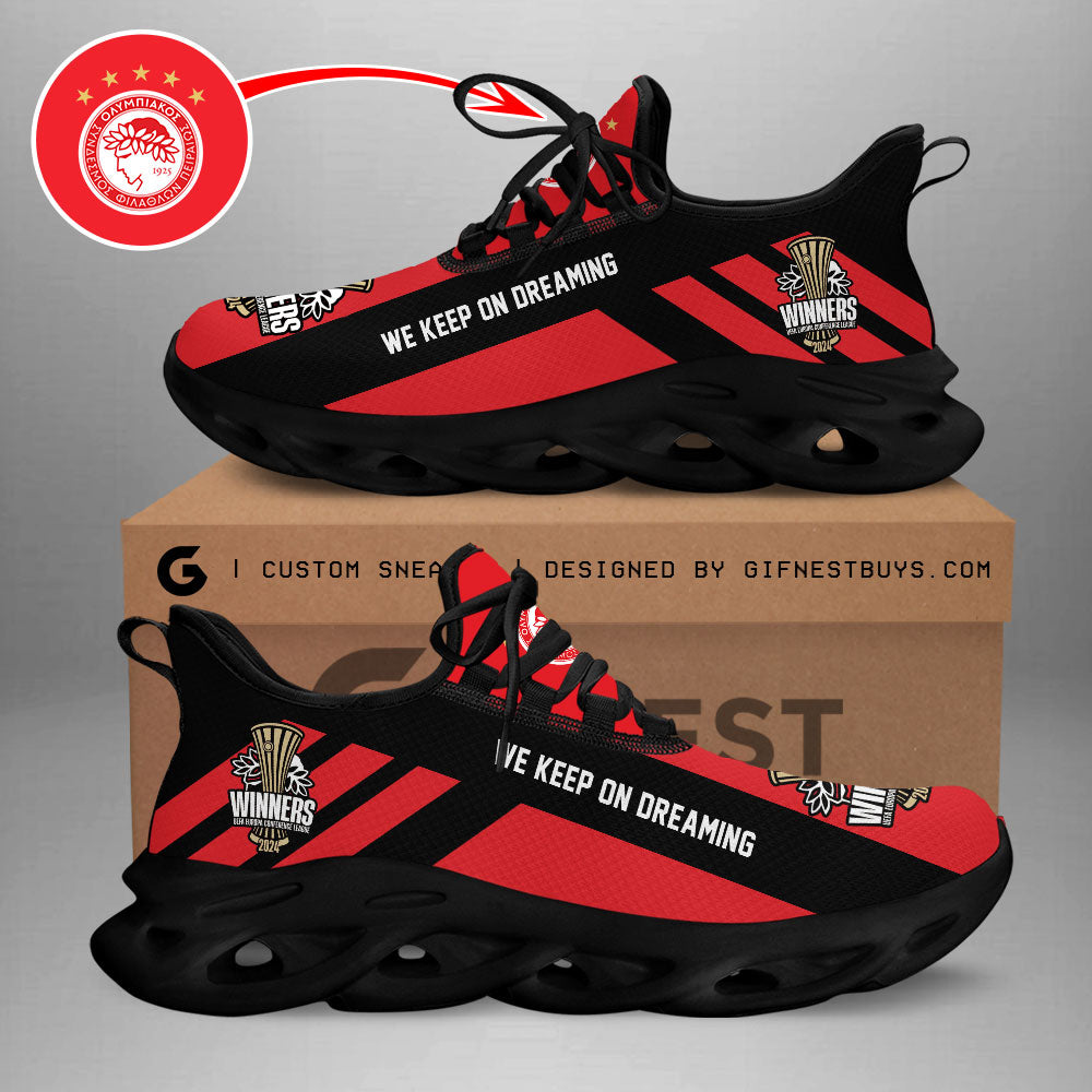 Ideafootwear Olympiakos F.C. Max Soul Shoes Sneakers For Men And Women 2