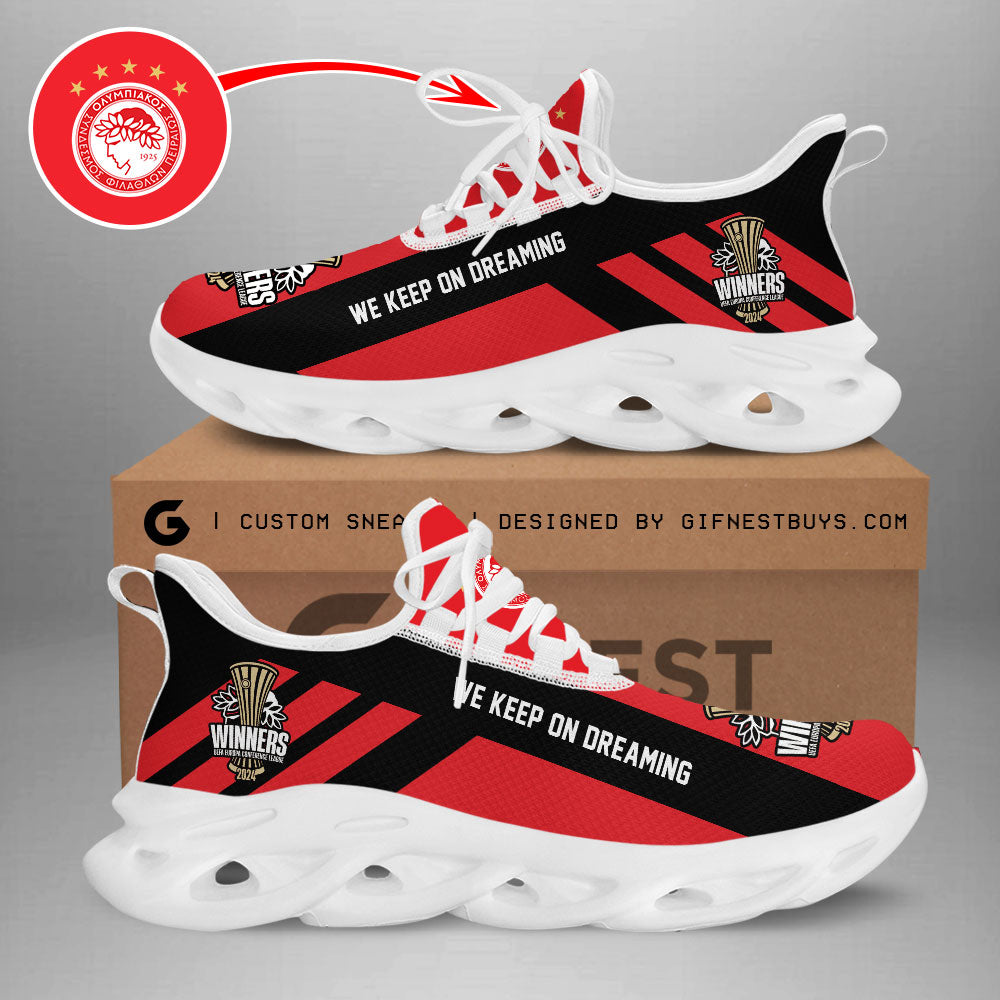 Ideafootwear Olympiakos F.C. Max Soul Shoes Sneakers For Men And Women 2