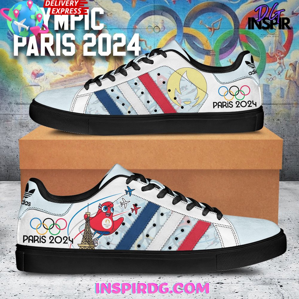 Ideafootwear Olympic Paris 2024 Skate Stan Shoes Sneakes For Men And Women 1
