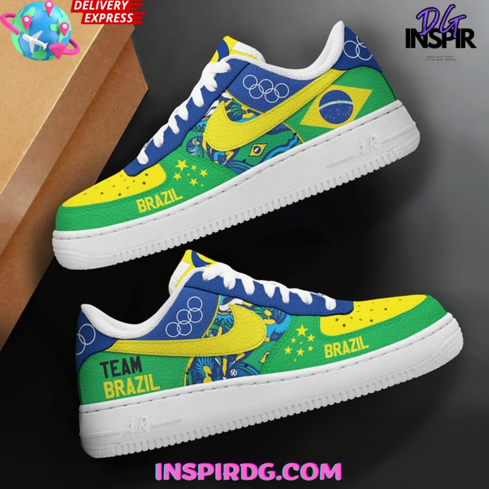 Ideafootwear Olympic Paris Team Brazil Air Low-Top Sneakers Shoes For Men And Women 1