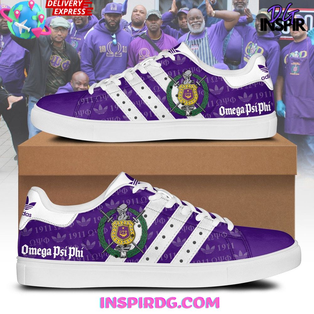 Ideafootwear Omega Psi Phi Skate Stan Shoes Sneakes For Men And Women 1