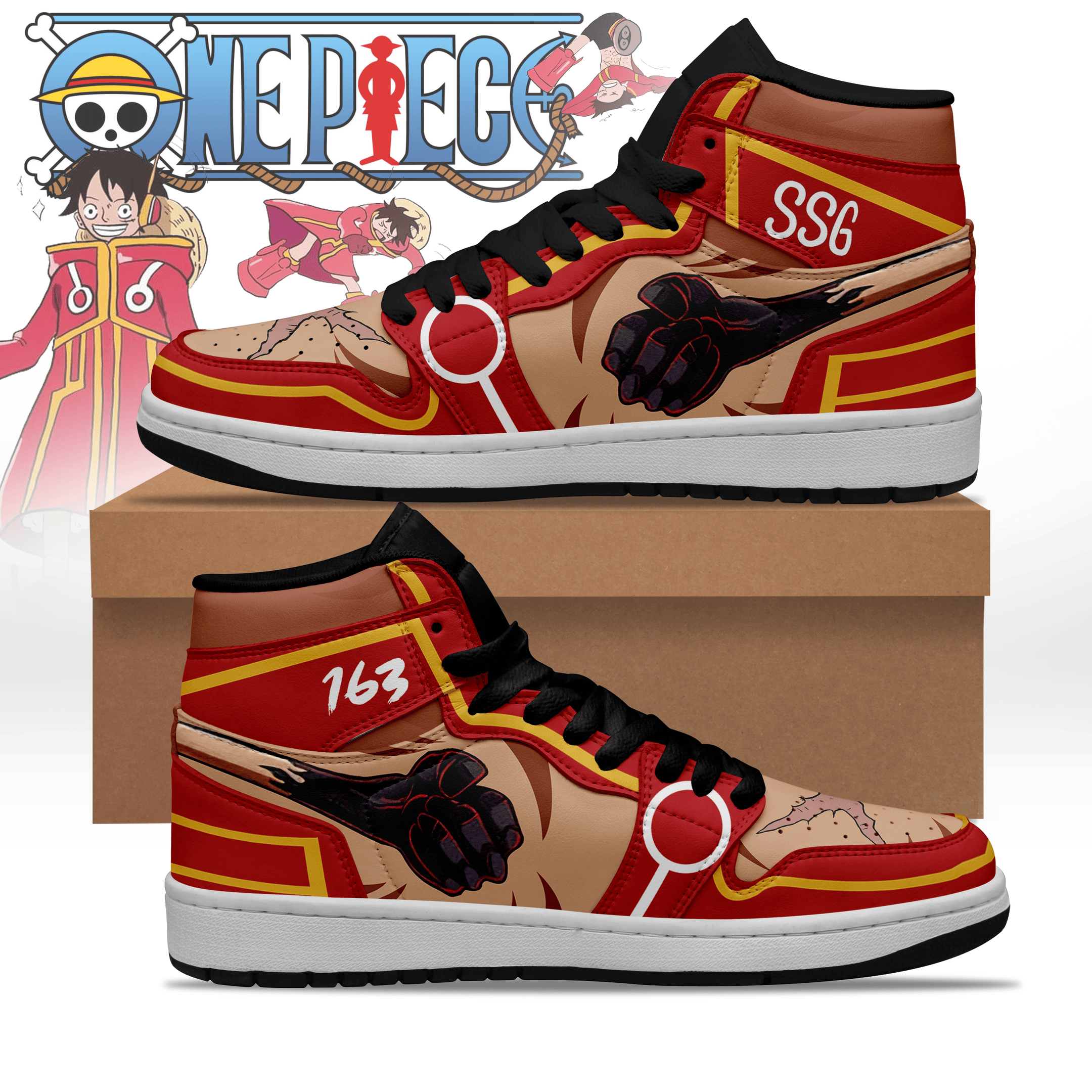 Ideafootwear One Piece AJ1 High Sneakers Shoes For Men And Women 10