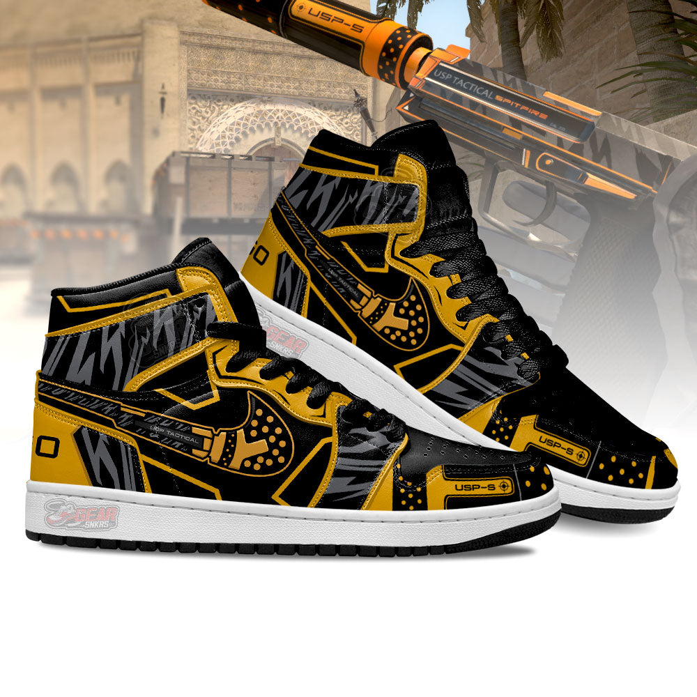 Ideafootwear Orion Usp-S Counter Strike Skins AJ1 High Sneakers Shoes For Men And Women 1